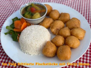 Fisch mit Curry Sauce TN