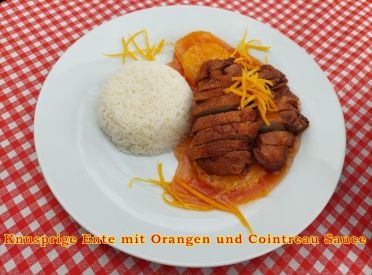 Knusprige Ente mit Orangen Sauce TN